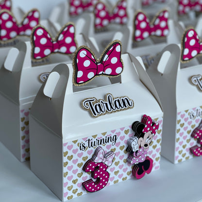 Minnie Mouse 3D Box Hot Pink