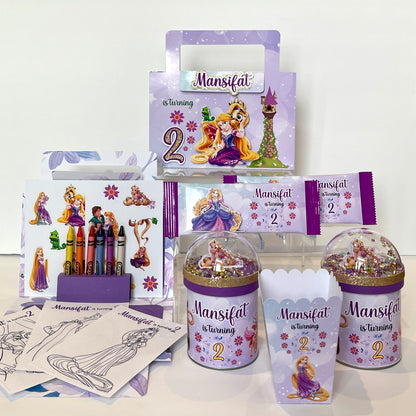 Rapunzel colouring suitcase & stickers