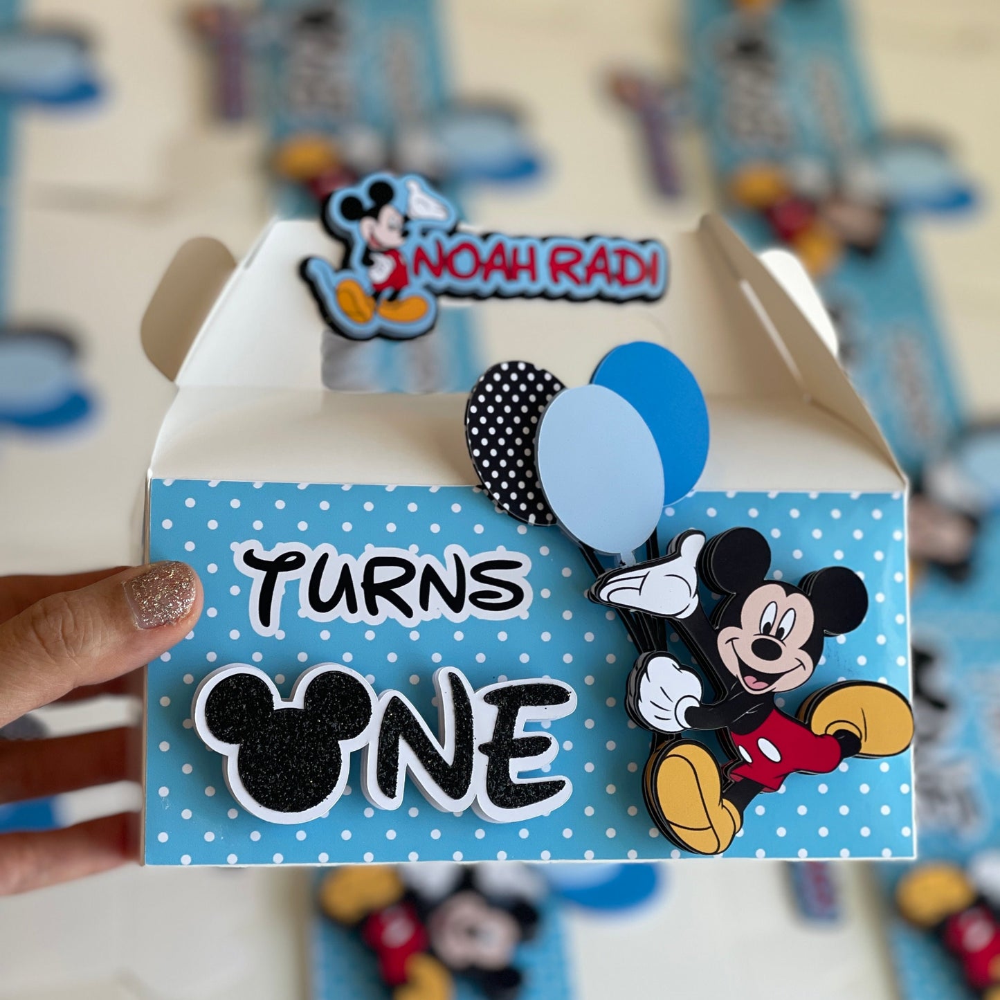 Mickey Mouse 3D Box Blue