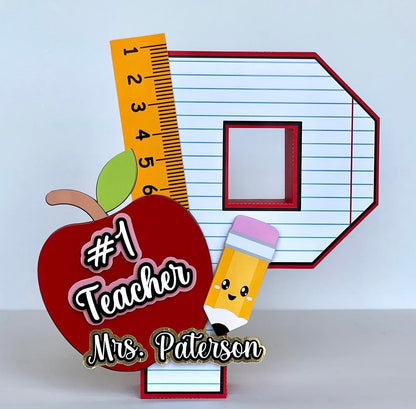 Teacher's Name 3D letter