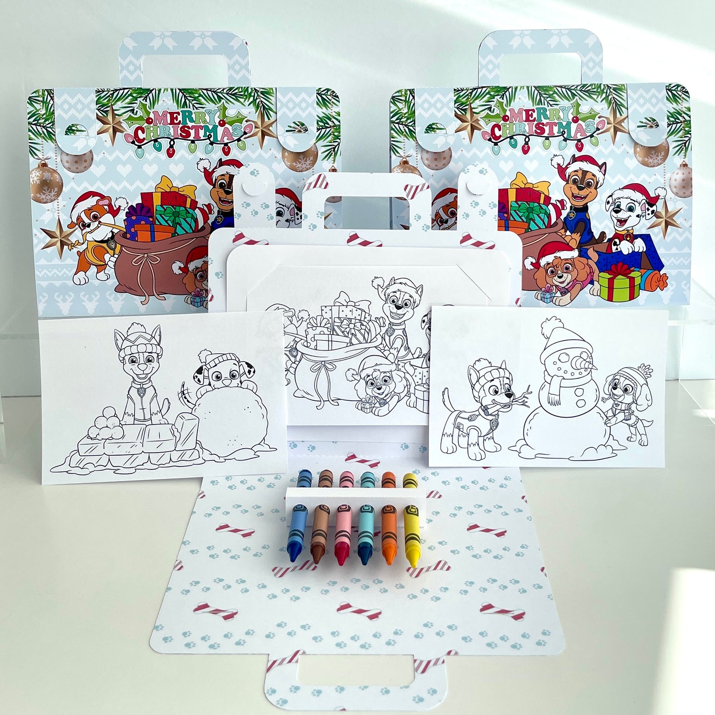 Christmas Colouring Suitcase Paw Patrol