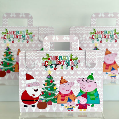 Christmas Colouring Suitcase Peppa pig (Pink)