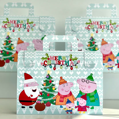 Christmas Colouring Suitcase Peppa pig (Green)