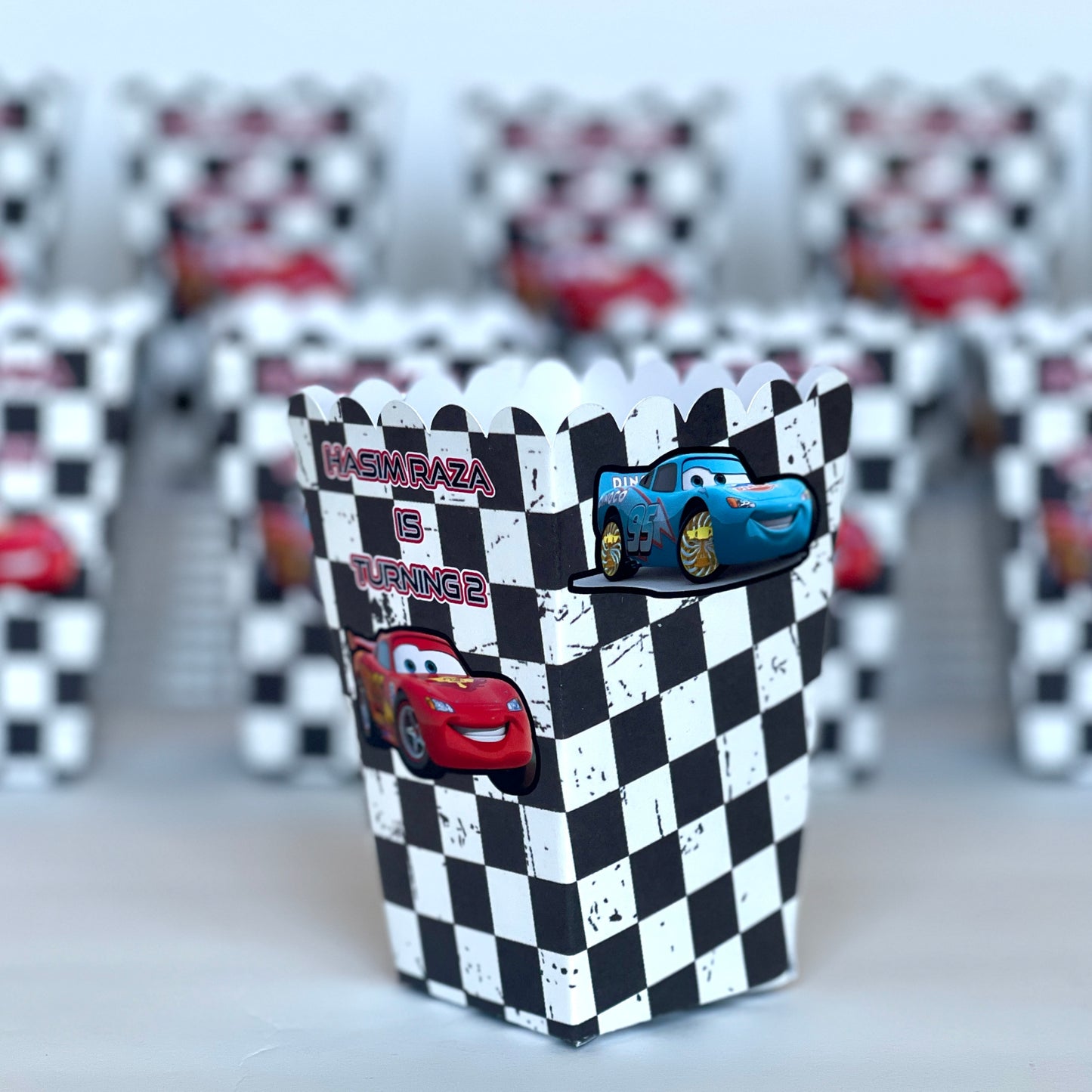 Lightning McQueen Popcorn Box