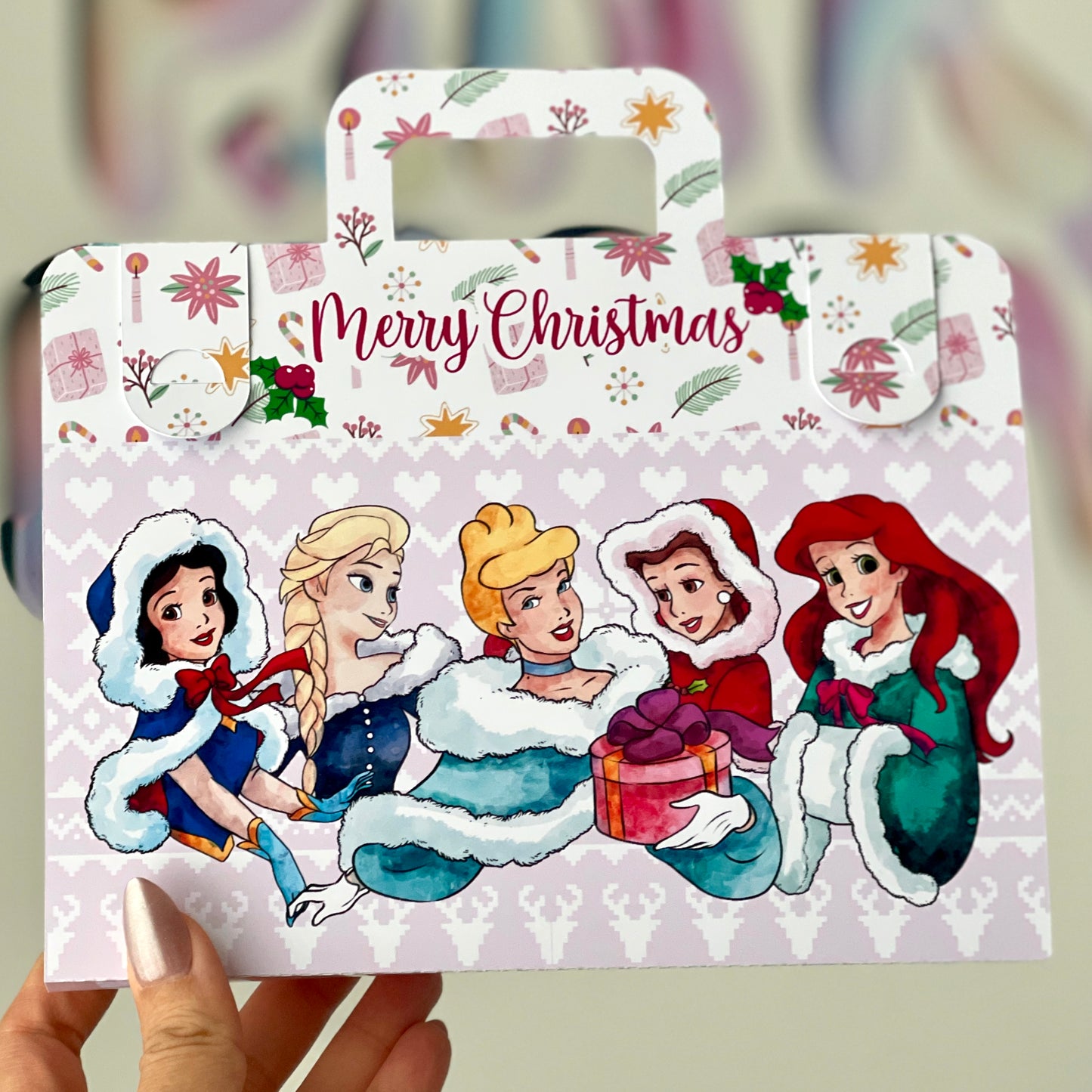 Christmas Colouring Suitcase Disney Princess