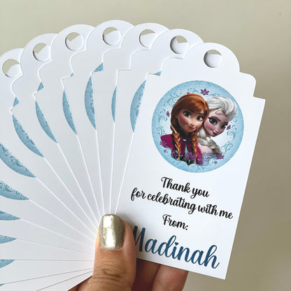 Frozen Thank You Tag (set of 12)