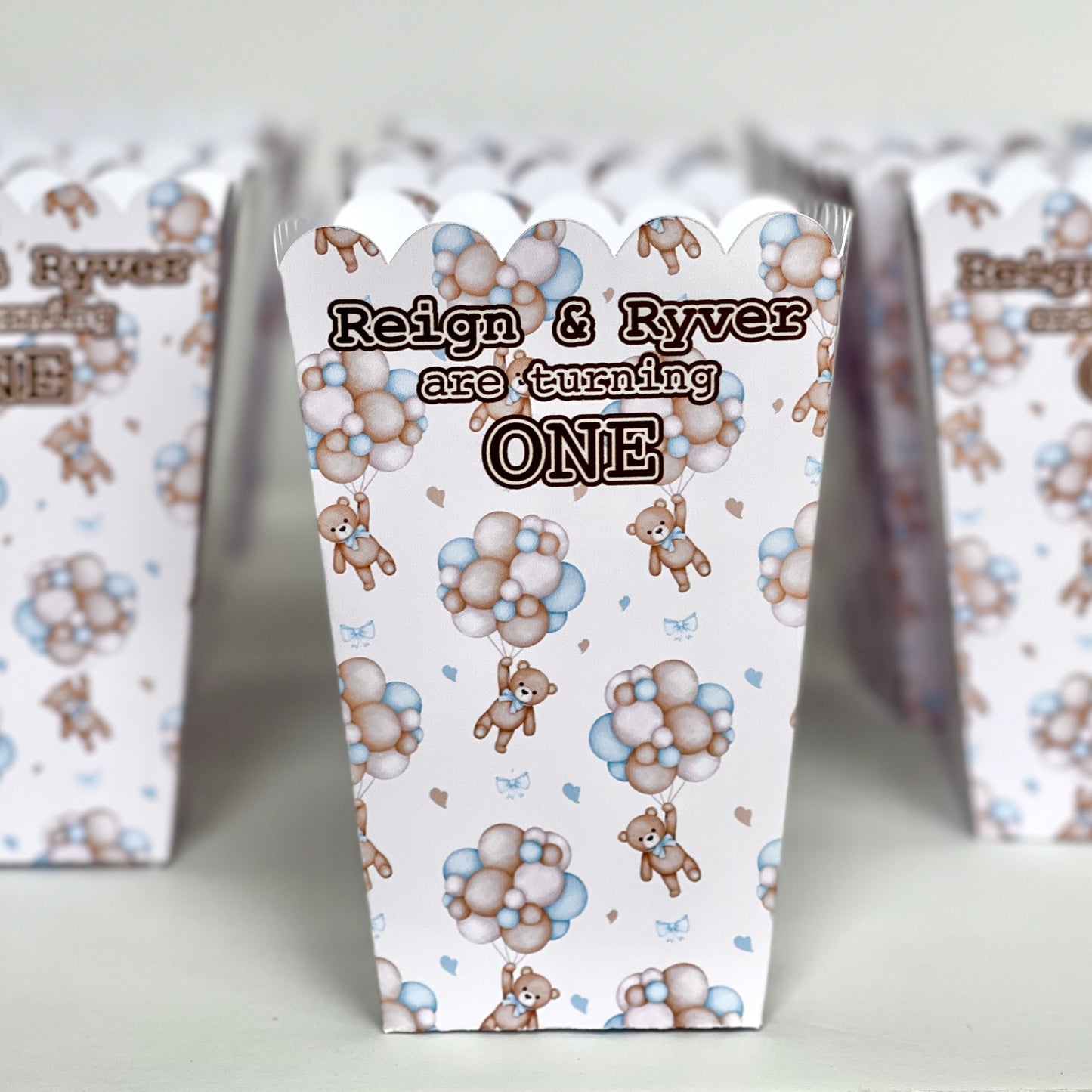 Baby Bear popcorn Box