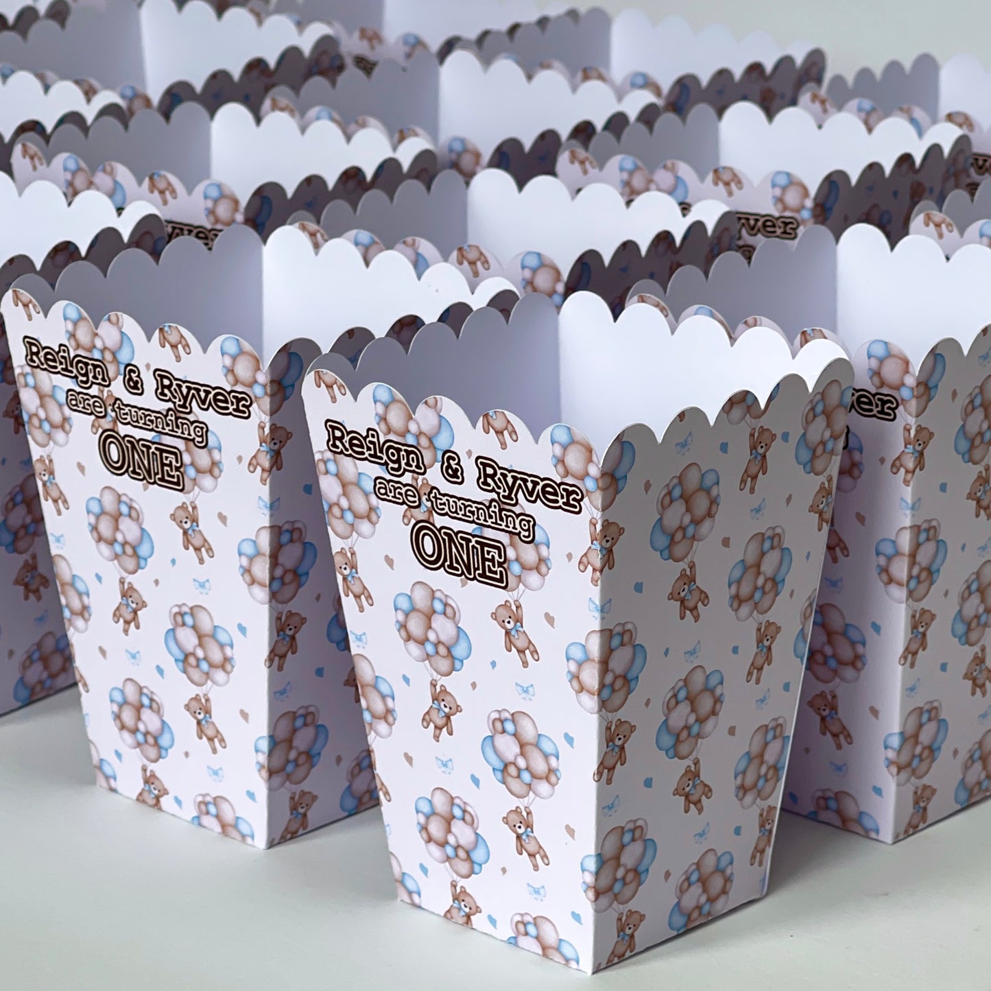 Baby Bear popcorn Box