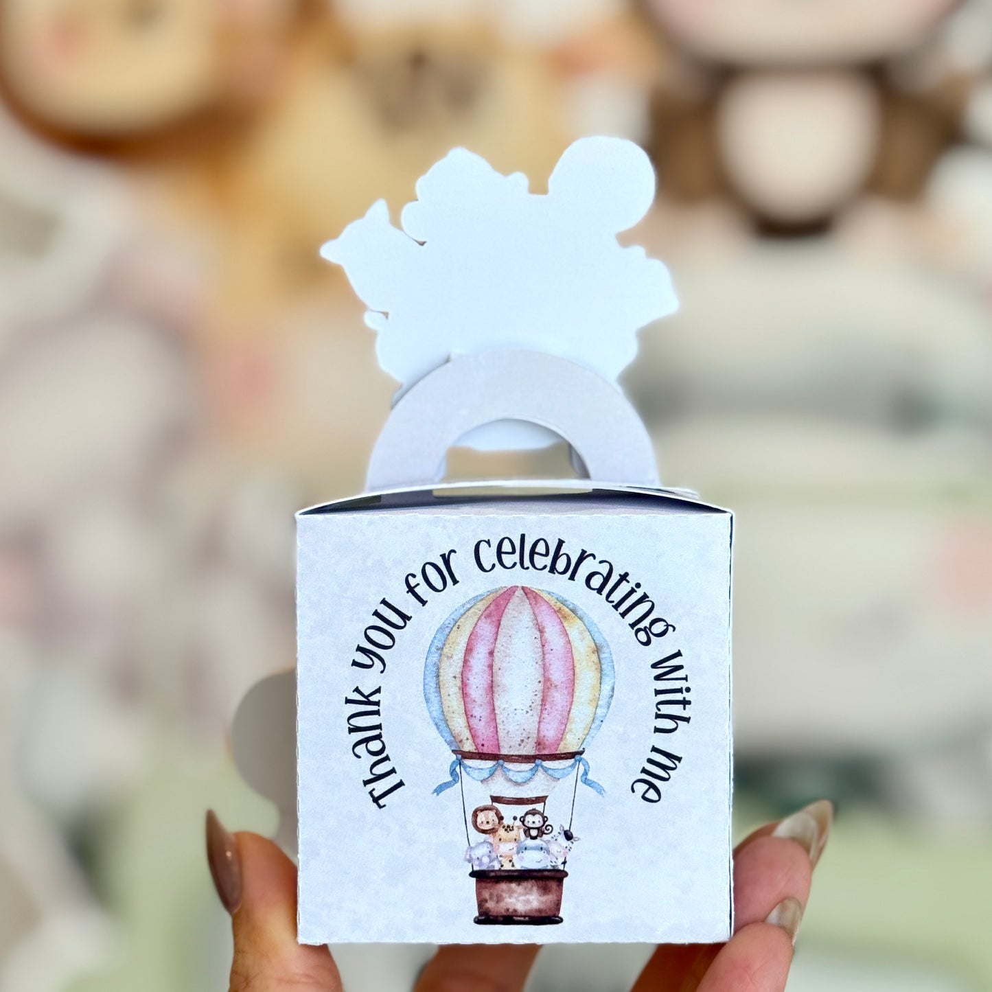 Safari Animals Nutella shaker box