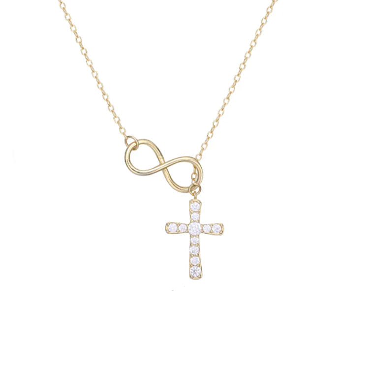 Infinity Cross Necklace