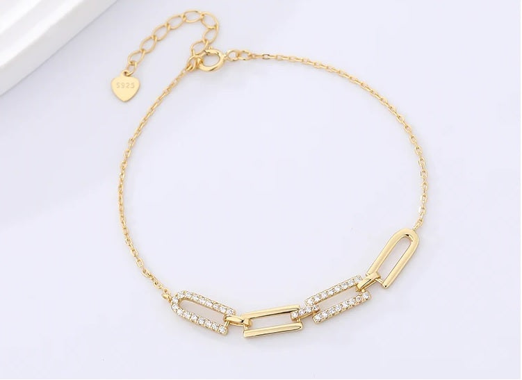 Paperclip Chain Bracelet