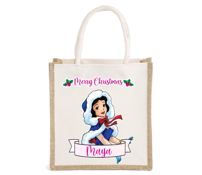 Disney Princess Christmas Canvas Bag