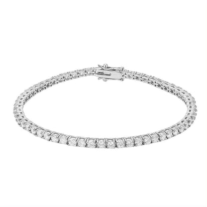 Moissanite tennis bracelet