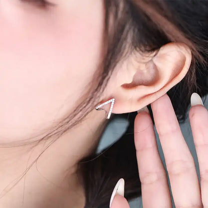 V Shape Earrings