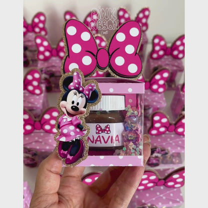 Minnie Mouse Nutella shaker box Pink 2