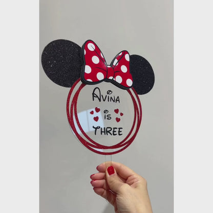 Minnie Mouse Cake Topper