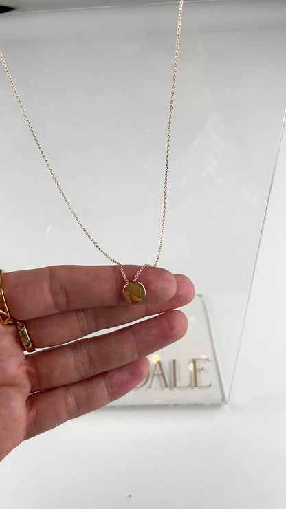 Minimalist Necklace (18K Solid Gold)