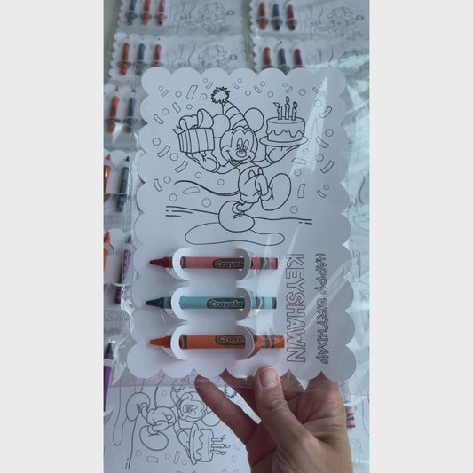 Mickey Mouse Colouring Page