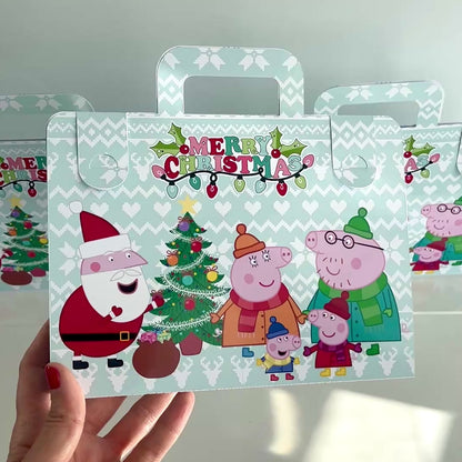 Christmas Colouring Suitcase Peppa pig (Green)