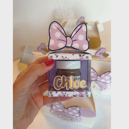 Minnie Mouse Nutella shaker box Pink 4