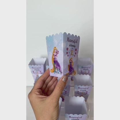 Rapunzel popcorn Box