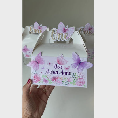 Butterfly & Flowers 2D Box