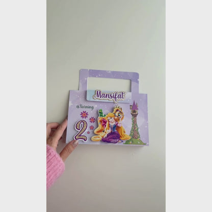 Rapunzel colouring suitcase & stickers