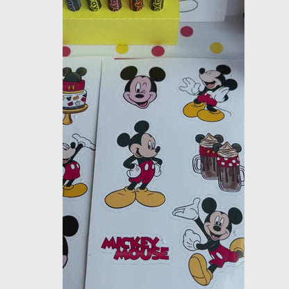 Mickey Mouse colouring suitcase & stickers