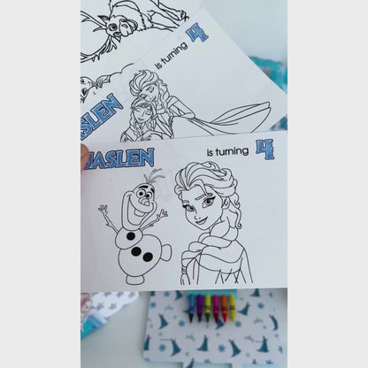 Frozen colouring suitcase