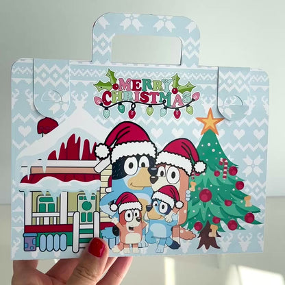 Christmas Colouring Suitcase Bluey